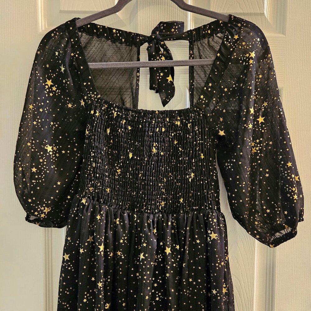 Nasty Gal Starry Eyed Metallic Maxi Dress